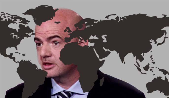 FIFA President gianni infantino making changes to world cup