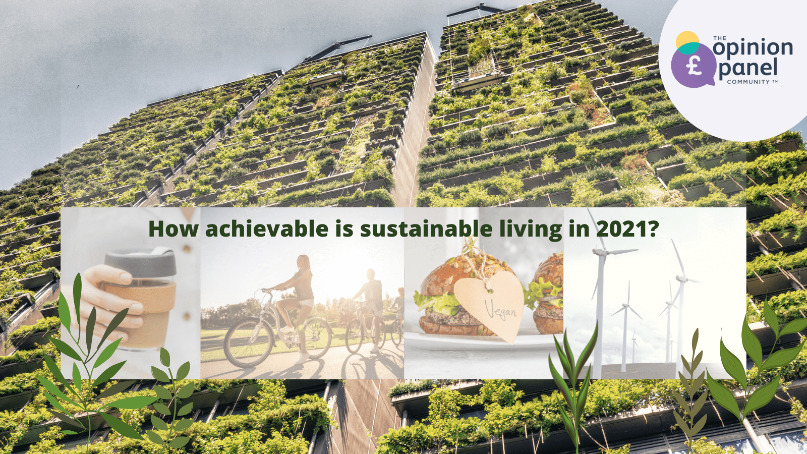 Sustainable living 2021 title image