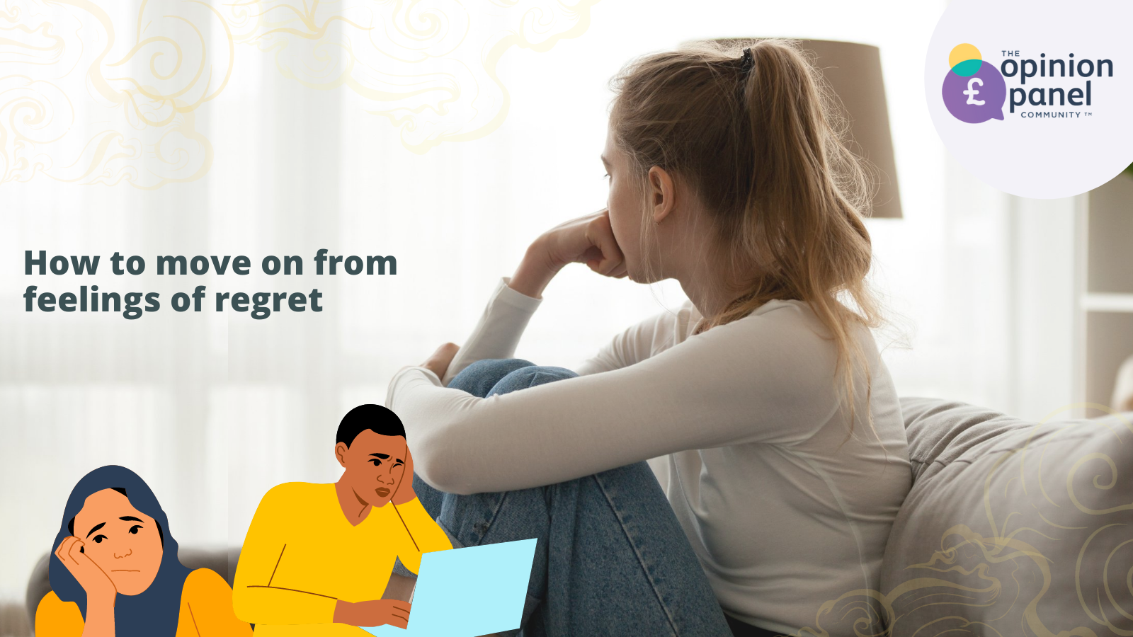 title image for article about overcoming regret