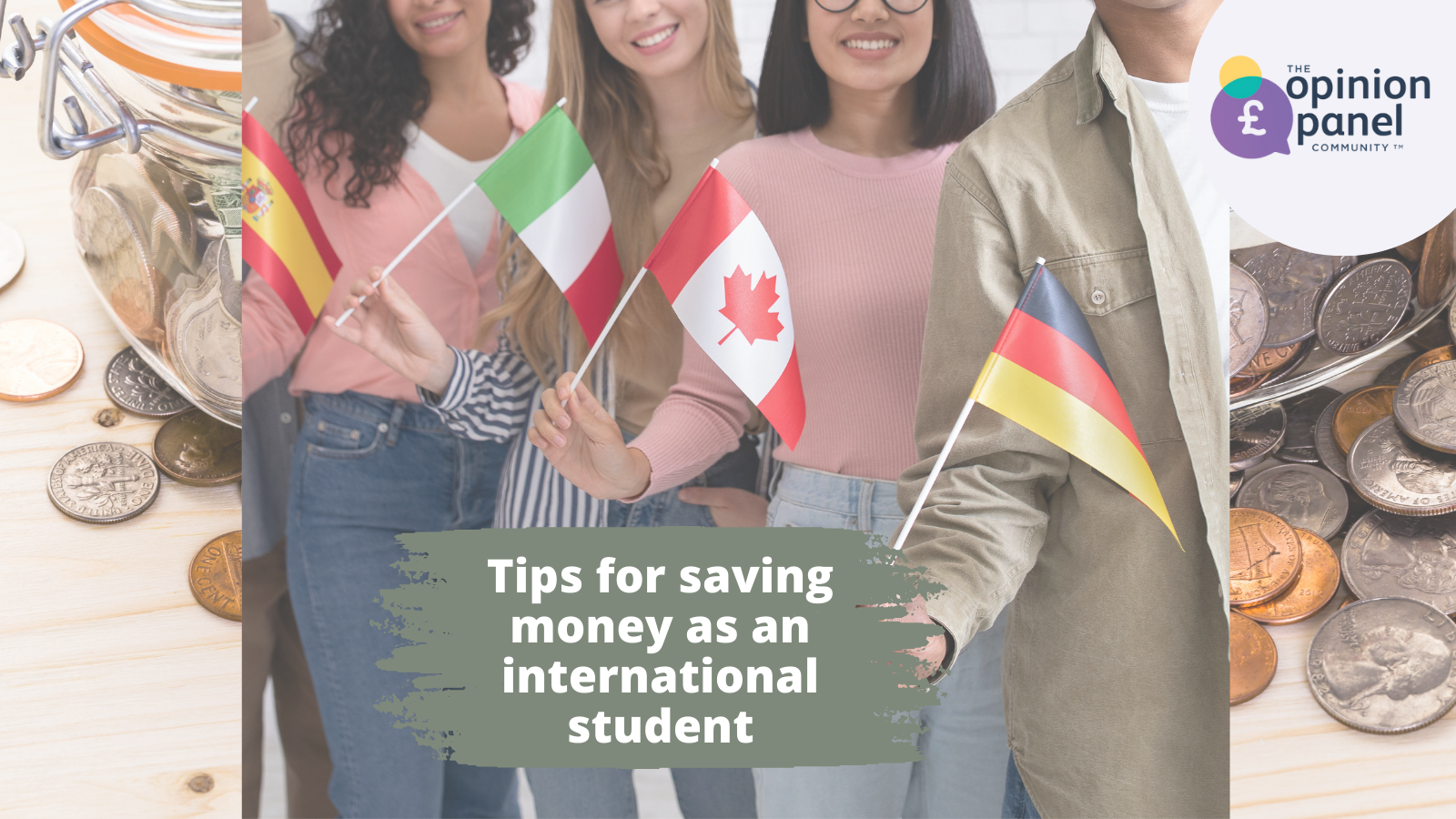 title image for article about saving money as an international student